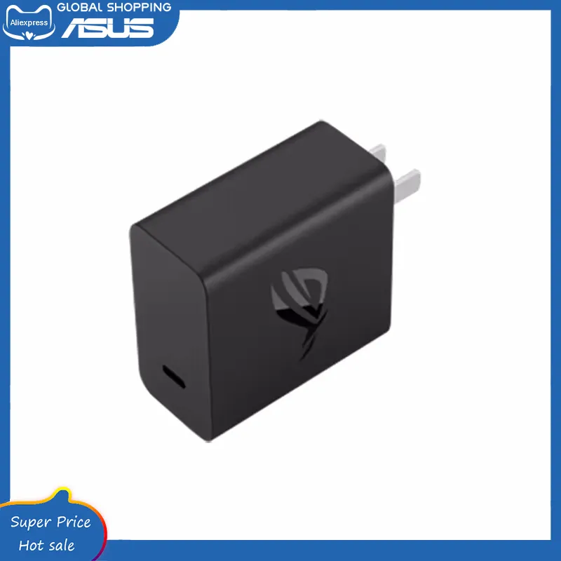 Asus Original 20V 3.25A 65W US Plug Fast Charging Charger Head with USB ...