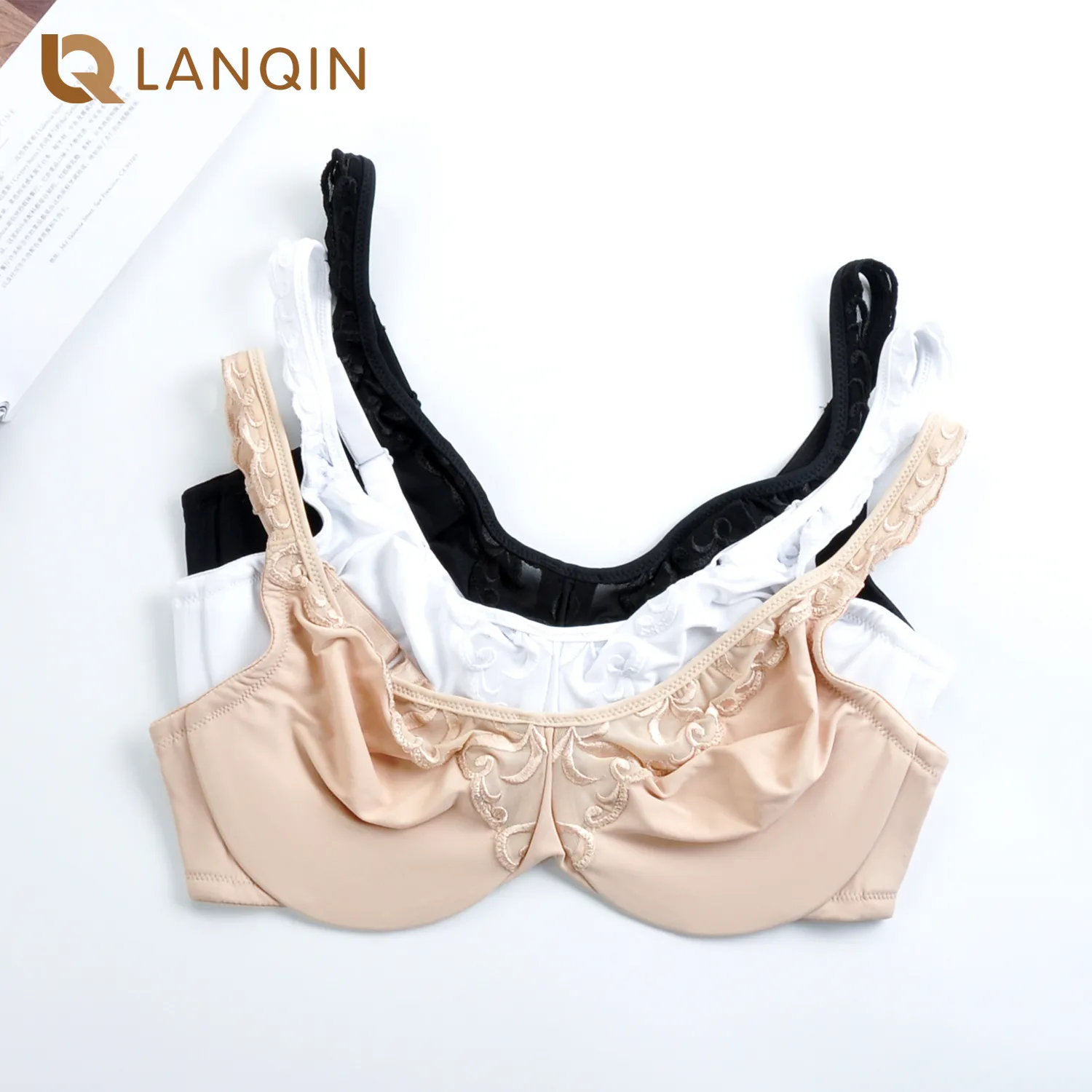 Premium Plus Size Underwire Minimizer Bra - Full Coverage Comfort, Shop ...