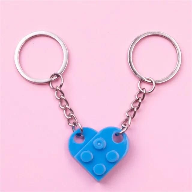 Heart Keychain Set, 2pcs Matching Heart Keychain | Ubuy