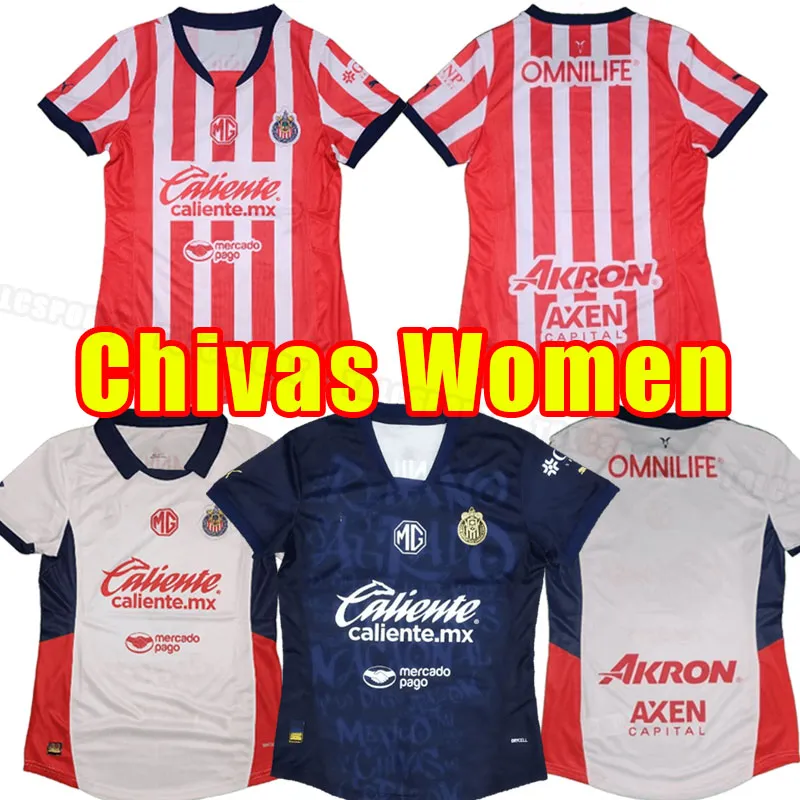 Women 24 25 Chivas De Guadalajara Soccer Jerseys 2024 2025