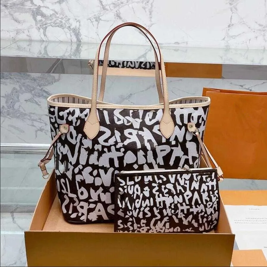 Luxury Women Graffiti Tote Bag Designer Bags Lady Letters Printed