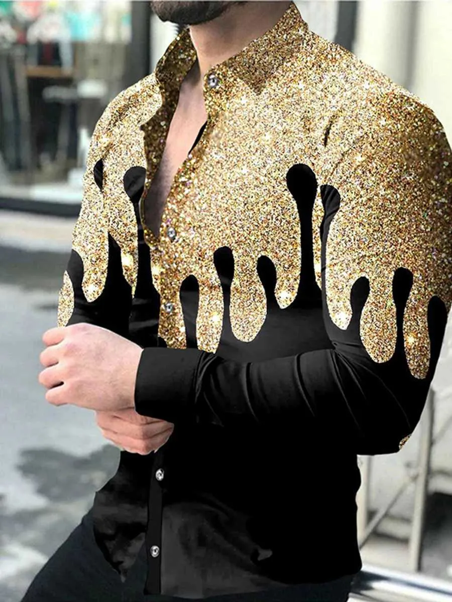 Camicie Casual Maschile 2024 Camicia Da Uomo A Maniche Lunghe