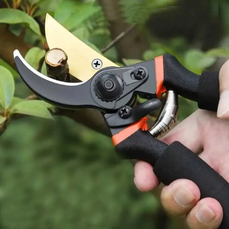 Leather Pruner Sheath Holder - Snap Closure Pouch For Garden Shears, Scissors & Tools