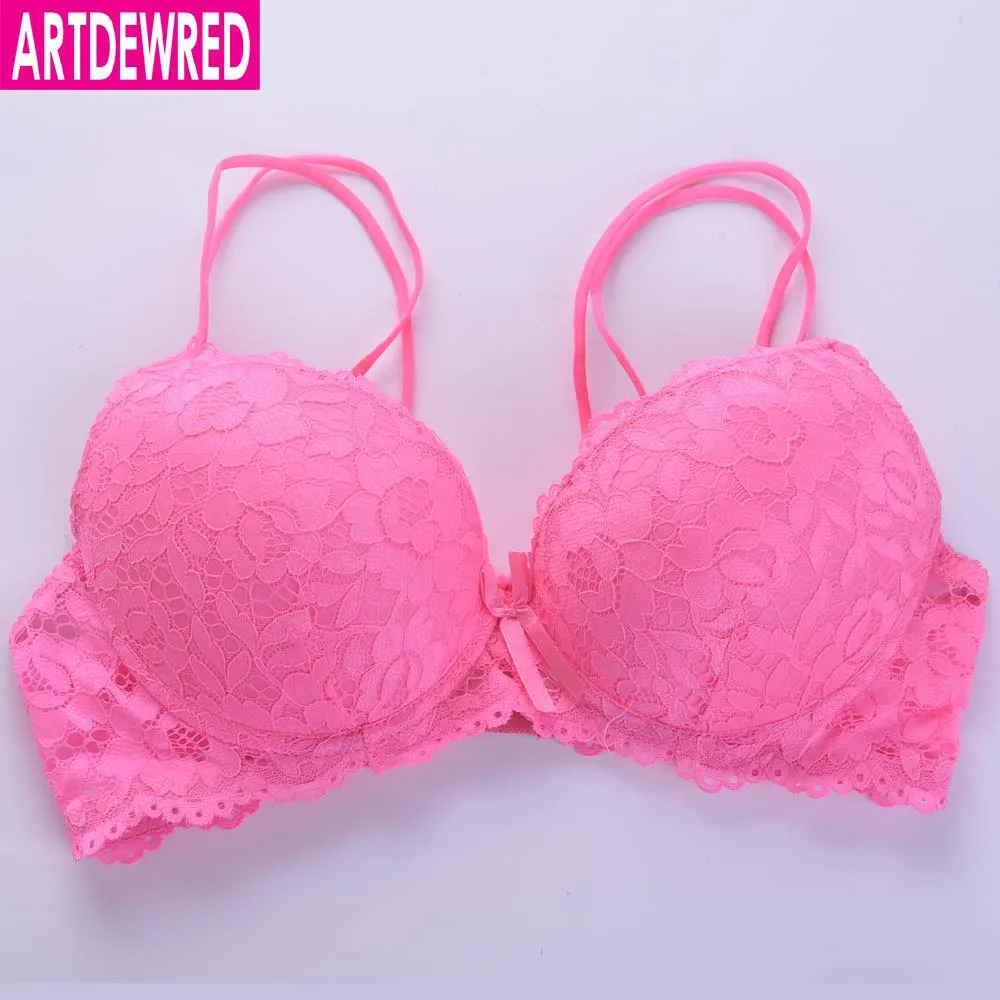 Lace Push Up Bra: Premium Quality, Sexy Crossover Design, Plus Size ...