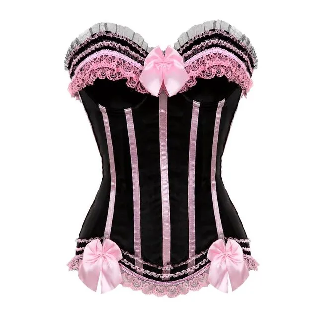 Women's Corset Top: Lace Trim, Plus Size Bustier Guide