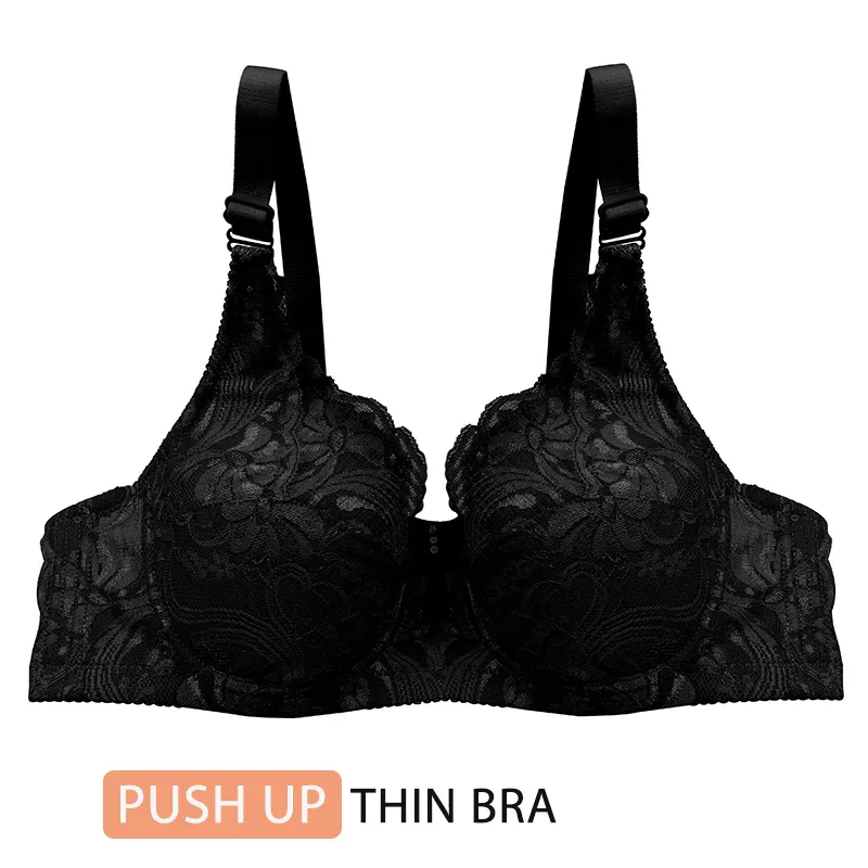Sexy Ultrathin C Cup lace Push Up bra for Women - Push Up Underwear in Multiple Sizes (36/80-105)