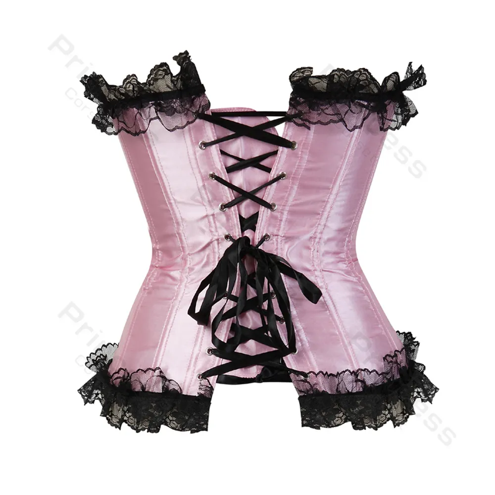 Bustier Dentelle Pink Berry Paris – Taille 36/38, Ruban, Occasion Très Bon état