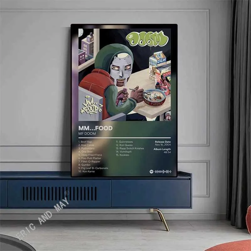 MF DOOM Superhero Posters Aesthetic Rapper Hip Hop Rock MF DOOM Superhero Posters Aesthetic Rapper Hip Hop Rock
