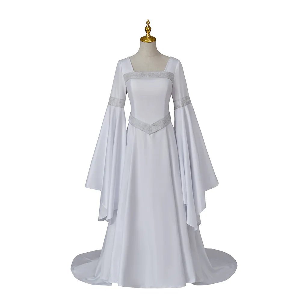 Galadriel White Dress Elven Queen Costume | DHgate