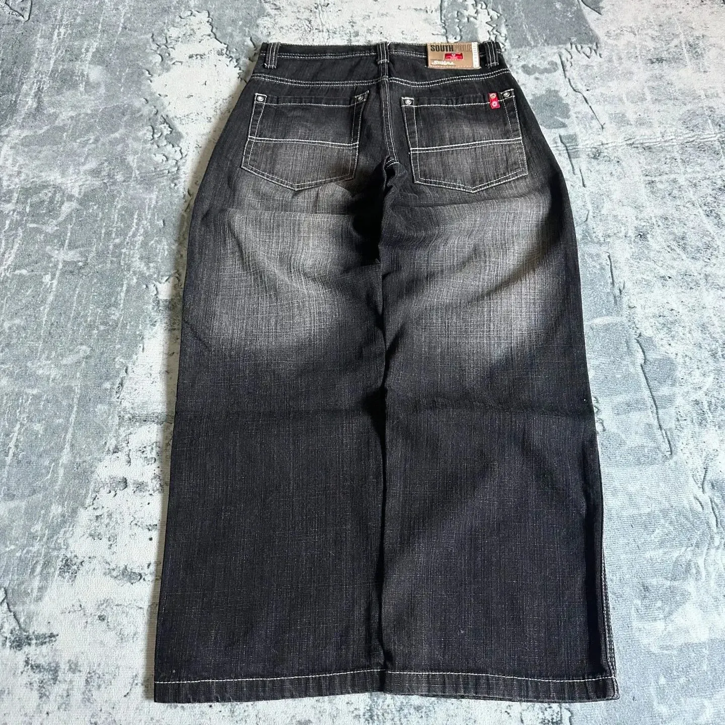 Baggy Jeans: Y2K Multipocket Wide Leg Trousers  From