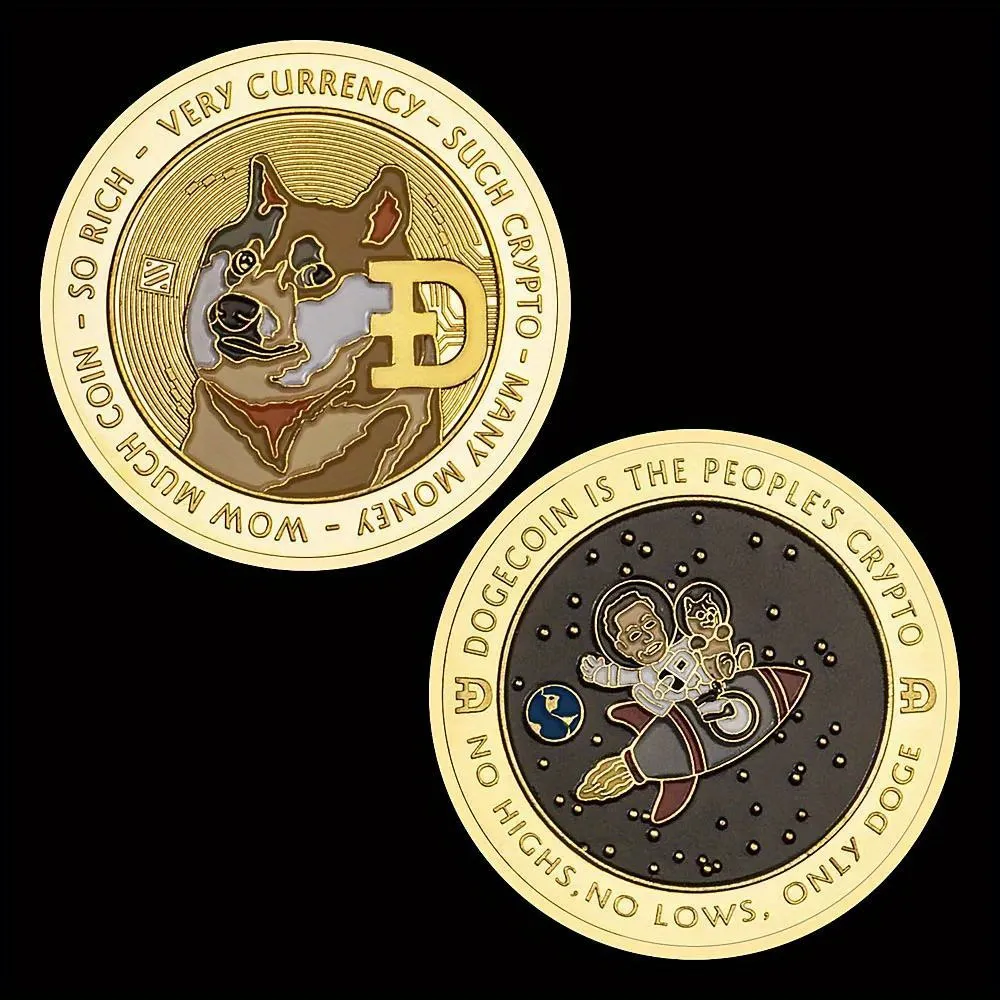 Collectible Golden Crypto Coin - Doge To The Moon! Limited Edition Physical  Coin, Shop Now! from Dhgate Arts and Crafts - price 19.31