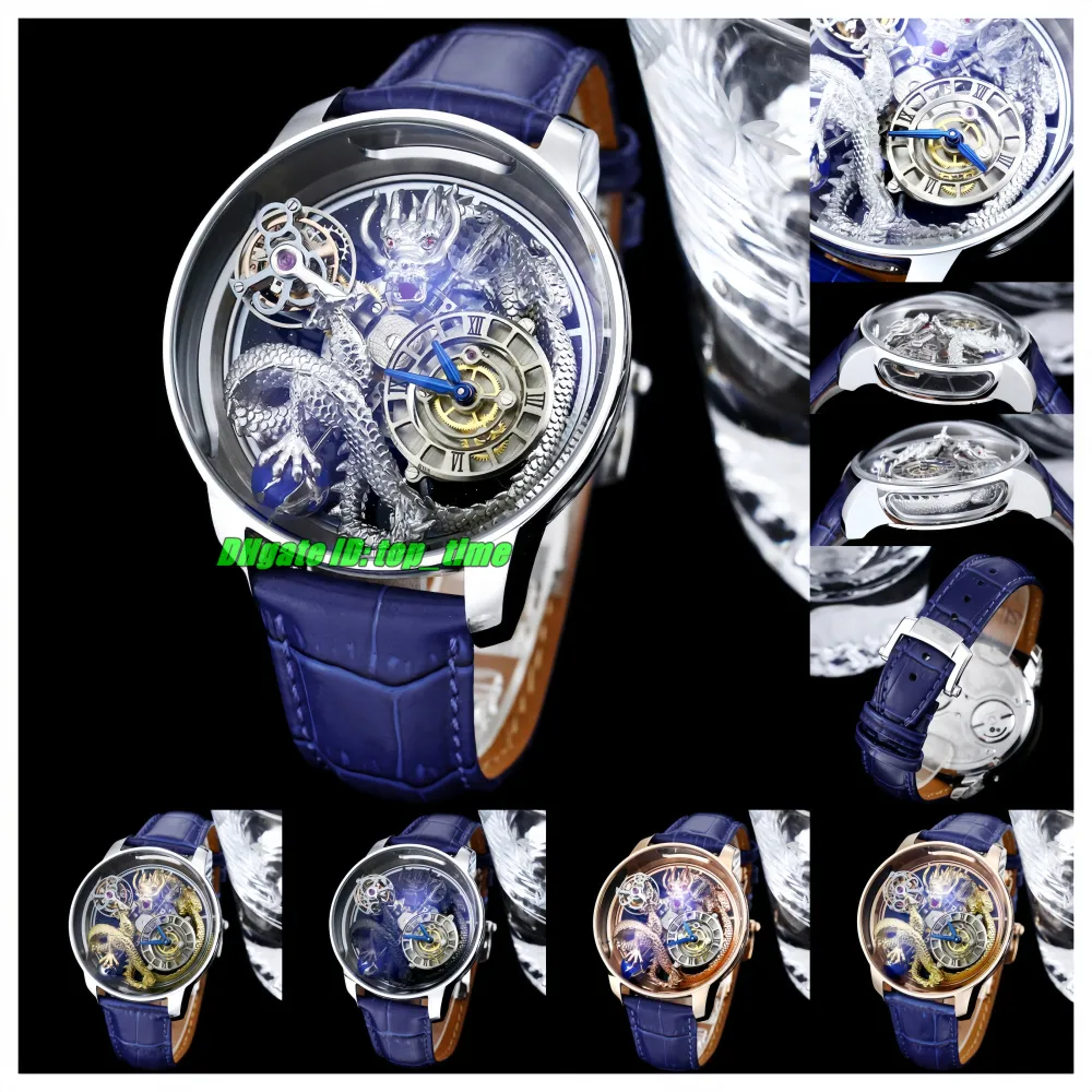 Save Big on Bulk 47mm Mens Watches Astronomia Sky Tourbillon 47mm Men's  Luxury Timepieces Silver Dragon Dial, Quick Release Leather Strap Best  Deals - Main Image