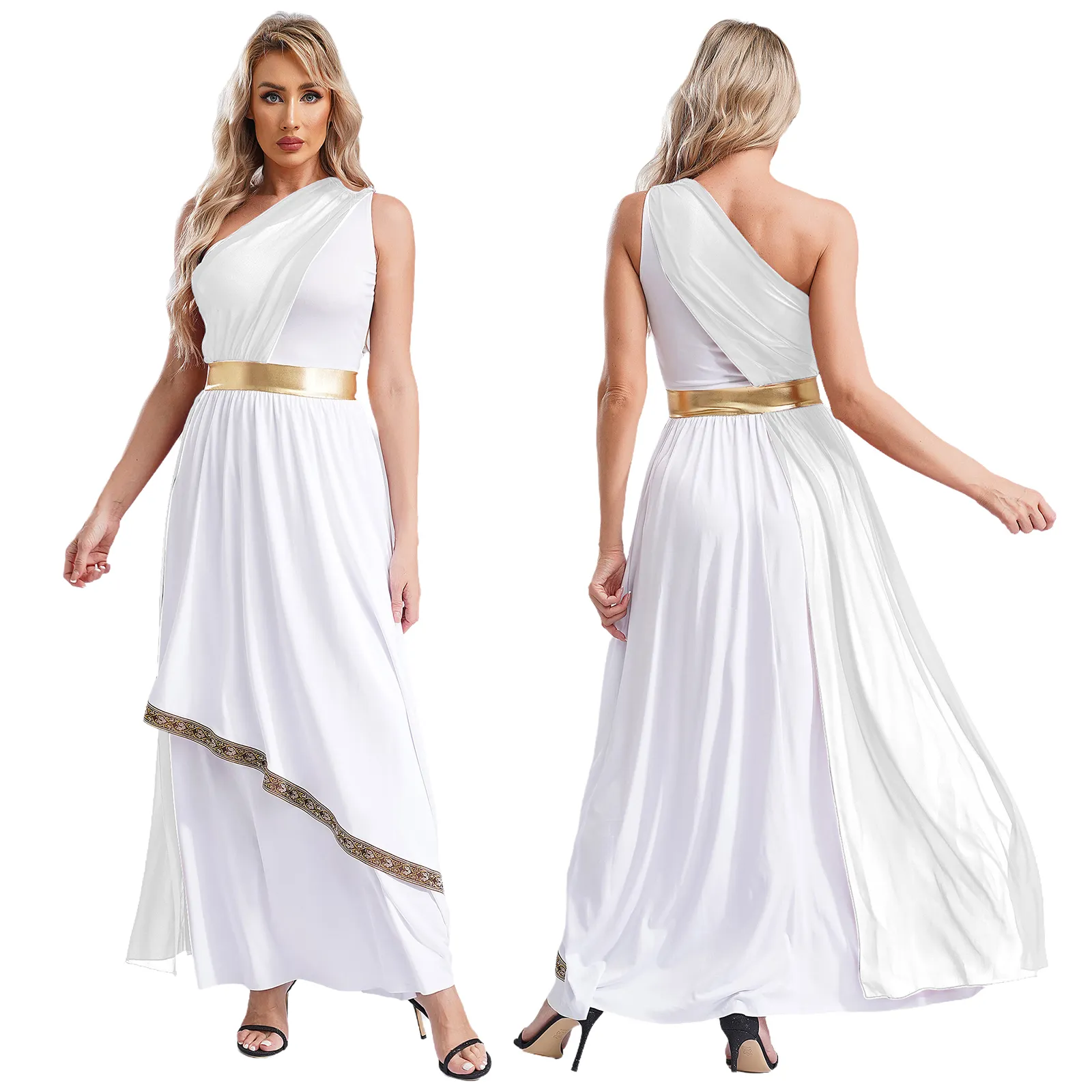 Disfraz de Diosa Griega para Niñas, Vtido Metálico Brillante de Princa Griega, Túnica Romana de la Antigua Grecia, para Halloween y Actuacion cénicas - AliExprs 200000532 Disfraz de Diosa Griega para Niñas, Vtido Metálico Brillante de Princa Griega, Túnica Romana de la Antigua Grecia, para Halloween y Actuacion cénicas - AliExprs 200000532