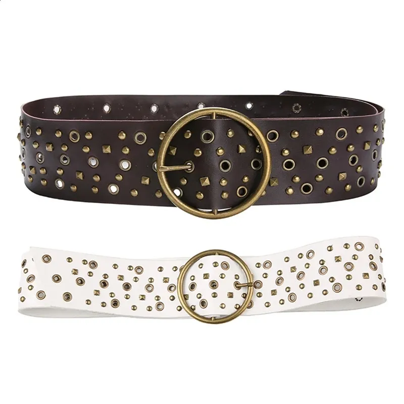 8485 Women\'s Retro Alloy Buckle Belts Ladies Pu Leather Belt Girl\'s Fashion Womens Fashion PU Leather Belt With Alloy Buckle for Jeans  main image 2