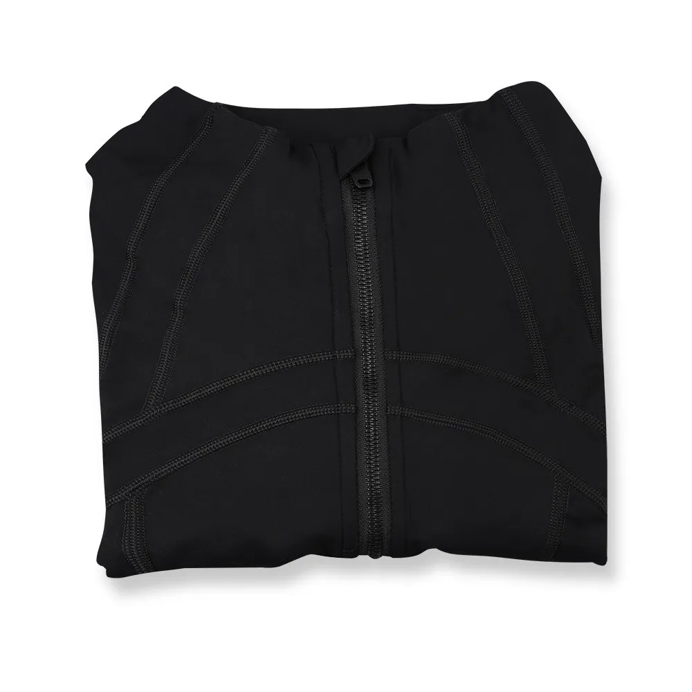 Womens Slim Fit Womens Yoga Jacket Zipper With Gold Zipper Womens Slim Fit Womens Yoga Jacket Zipper With Gold Zipper