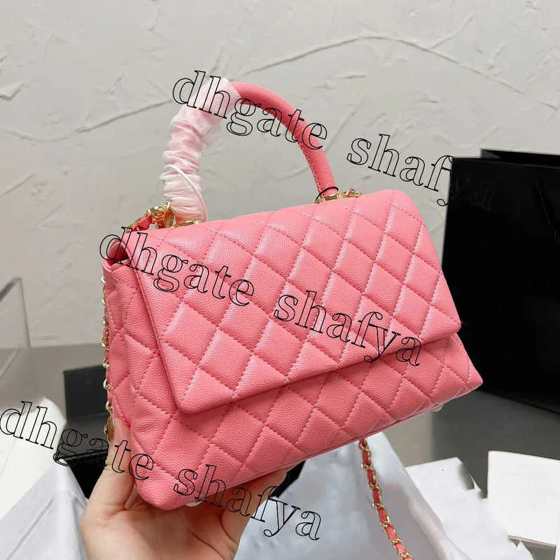 Designer COCO Small White Designer Bag With Quilted Plaid