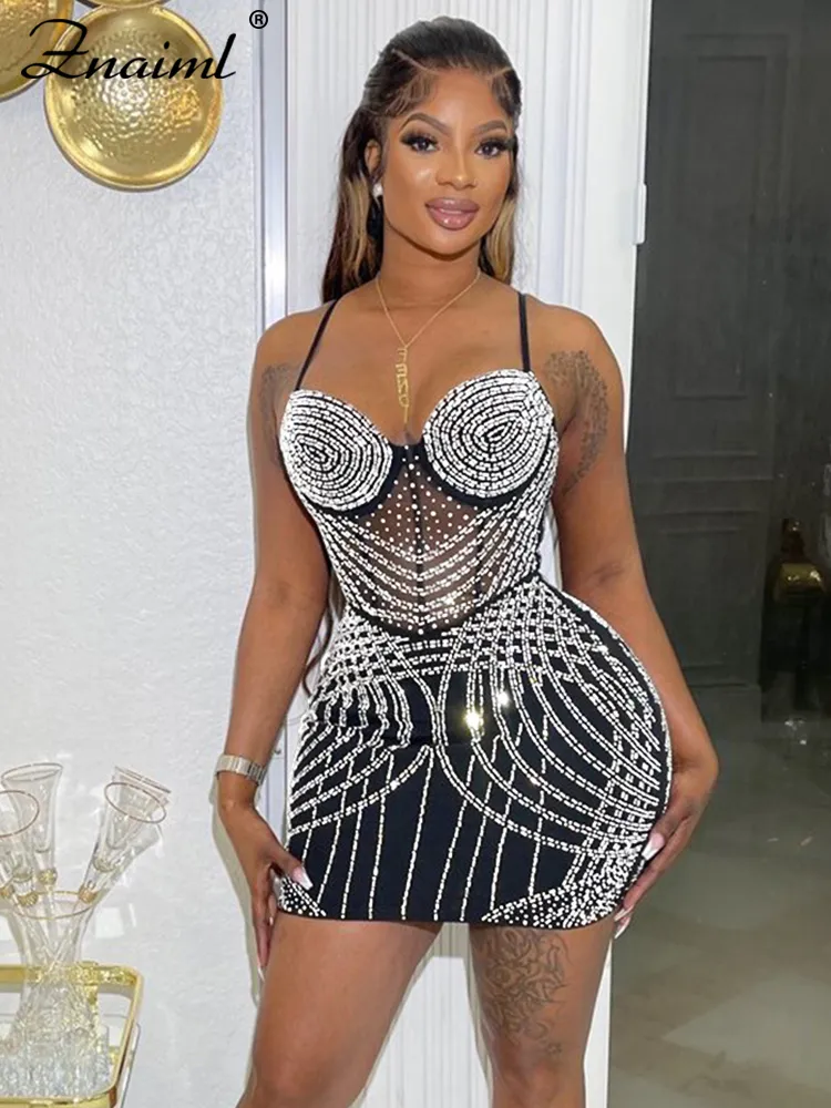 mesh overlay bodycon dress Club Exx Mesh Overlay Shirred Bodycon Dress main image 0