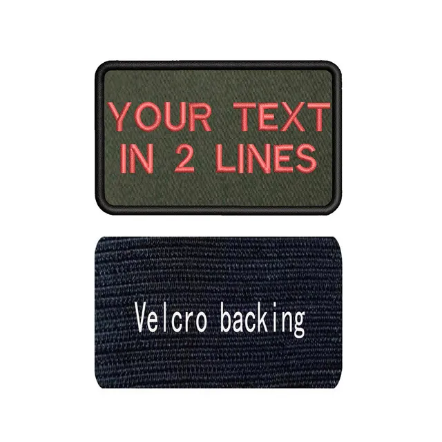 Custom Name Patches Embroidered - Patches N More