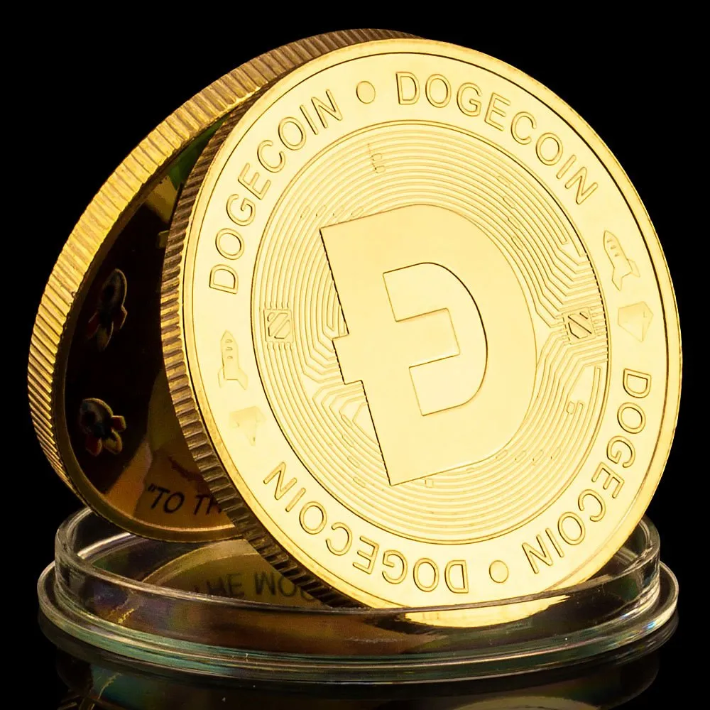 Collectible Crypto Gold Coin with Rocket Pattern - Unique Commemorative Pet  Coin, Shop Now! from Dhgate Arts and Crafts - price 19.26