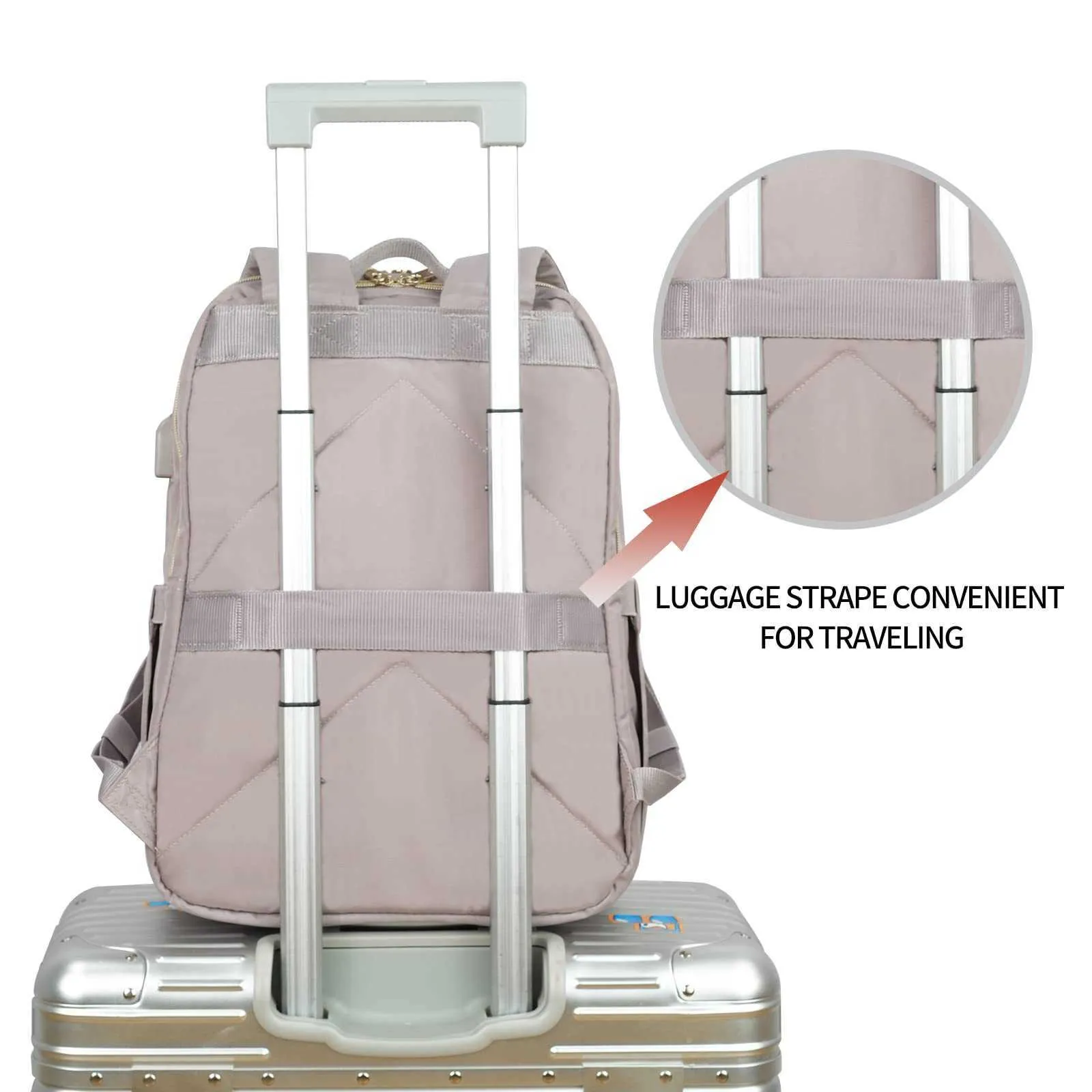 Women's Laptop Backpack For Business And School Commuting_voghion.com
