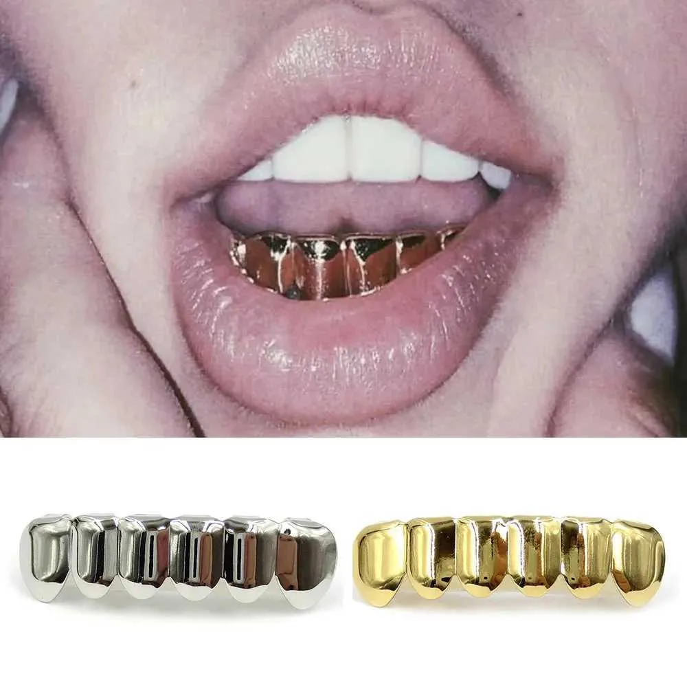 Grillz Dents Grillz Dentaire Hip-hop Argent - Dents Punk Pour Halloween Et Festivals Dents Hip-hop