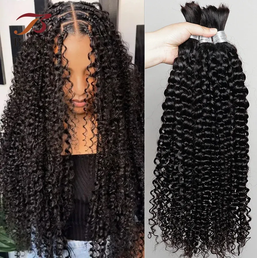 1 Bundle Jerry Curly Hair Bulk 100% Human Hair For... From Bei07, $30. ...