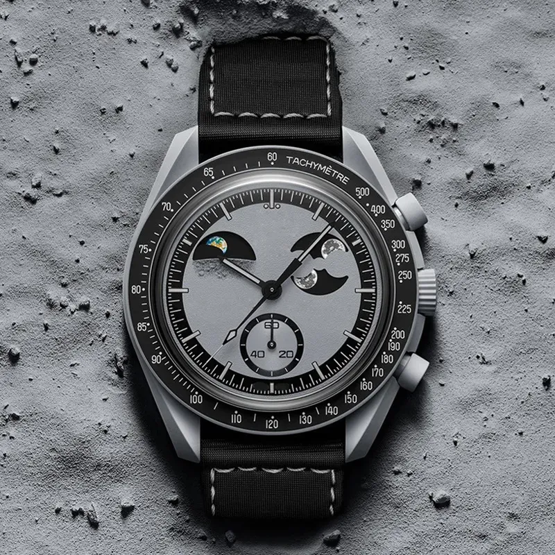 最新作売れ筋が満載 Full Watch Chronograph Quarz Moon Function With Chronograph 絵画