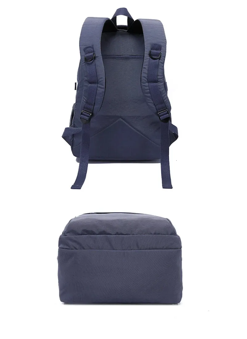 A4 Large Capacity Nylon Laptop Backpack Lightweight  display picture 3