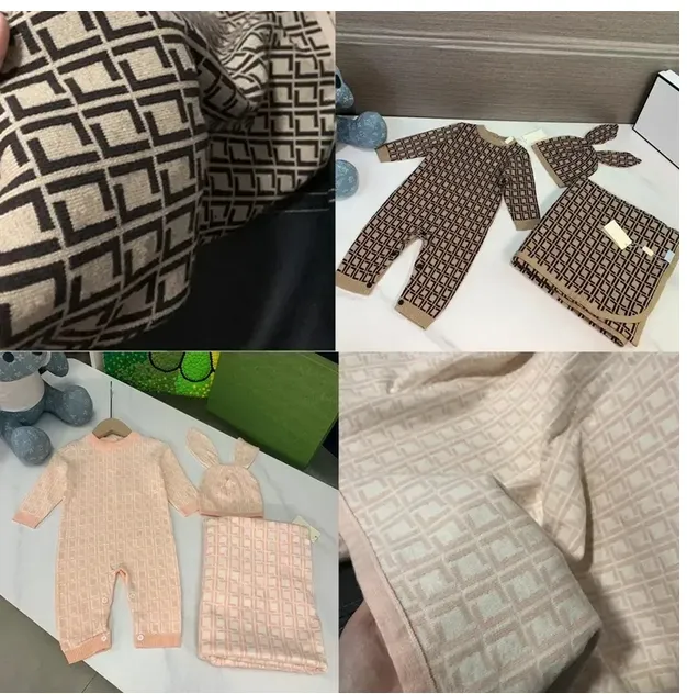 Baby Rompers Designer Blanket Kids Long Sleeve Cotton Jumpsuits Infant ...