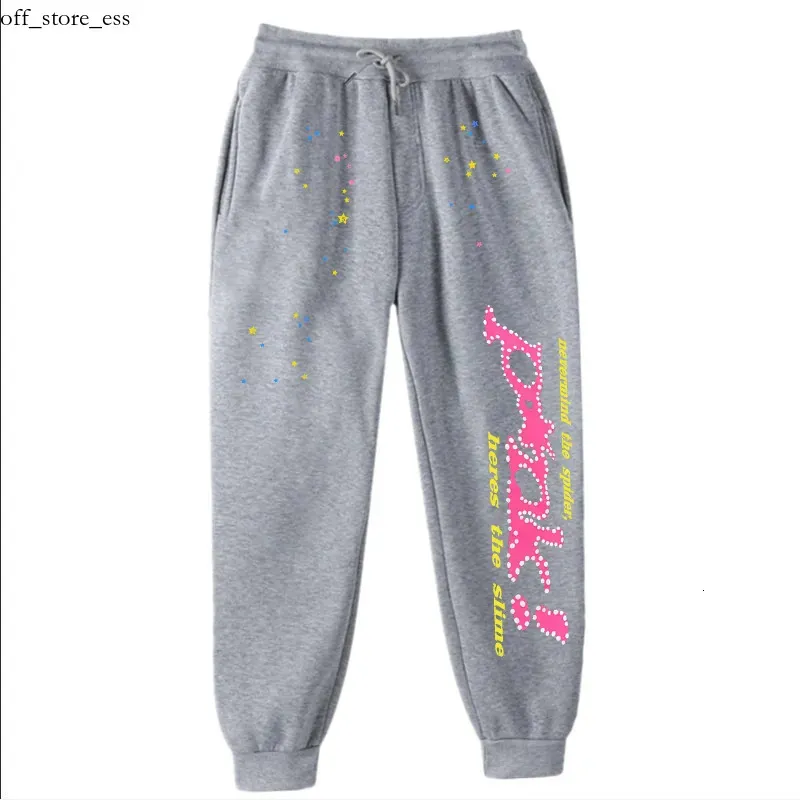 24Ss Fashion Sp555der Matching Hoodie And Sweatpants Winter Jacket For ...