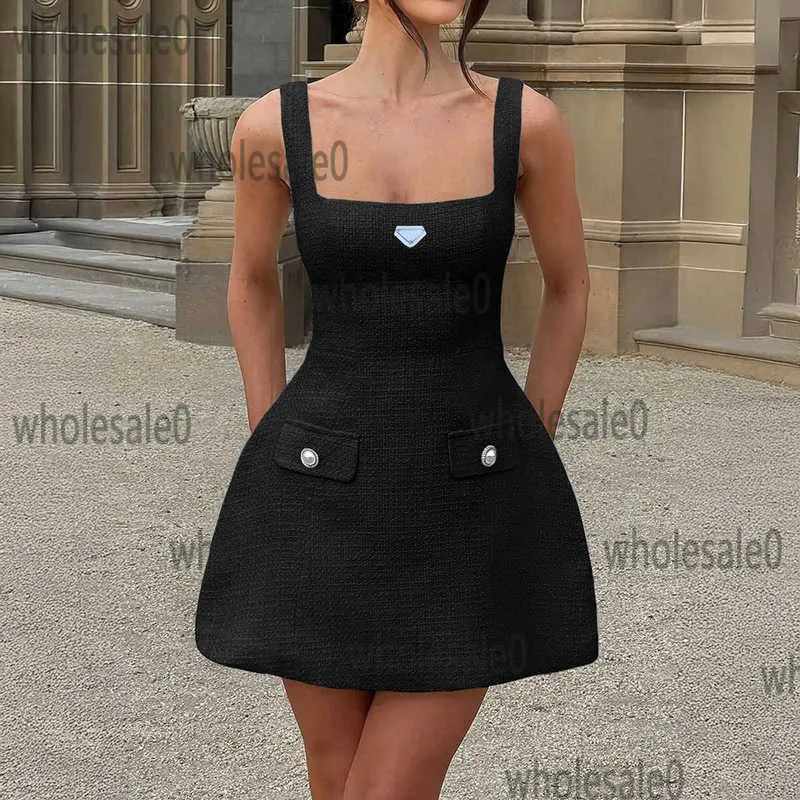 Spring sleeveless polyester woven mini dress with slash neck collar and  empire waist for women from Dhgate Basic & Casual Dresses - price 53.44