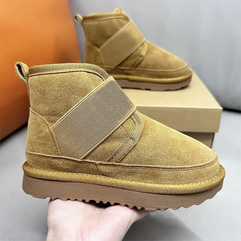 Kids Plush Slippers Ankle Boots: Warm Winter Shoes For