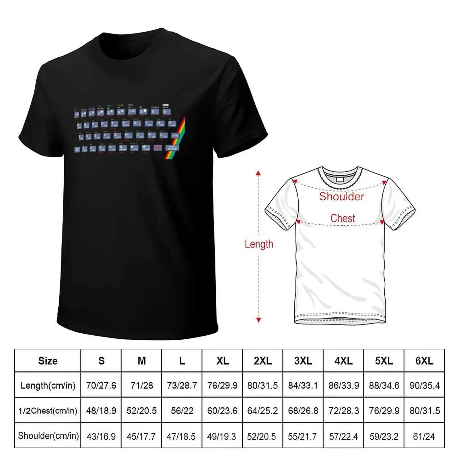 シャツ ZX Spectrum Keyboard Mens T Shirt Mens Clothing Mens From