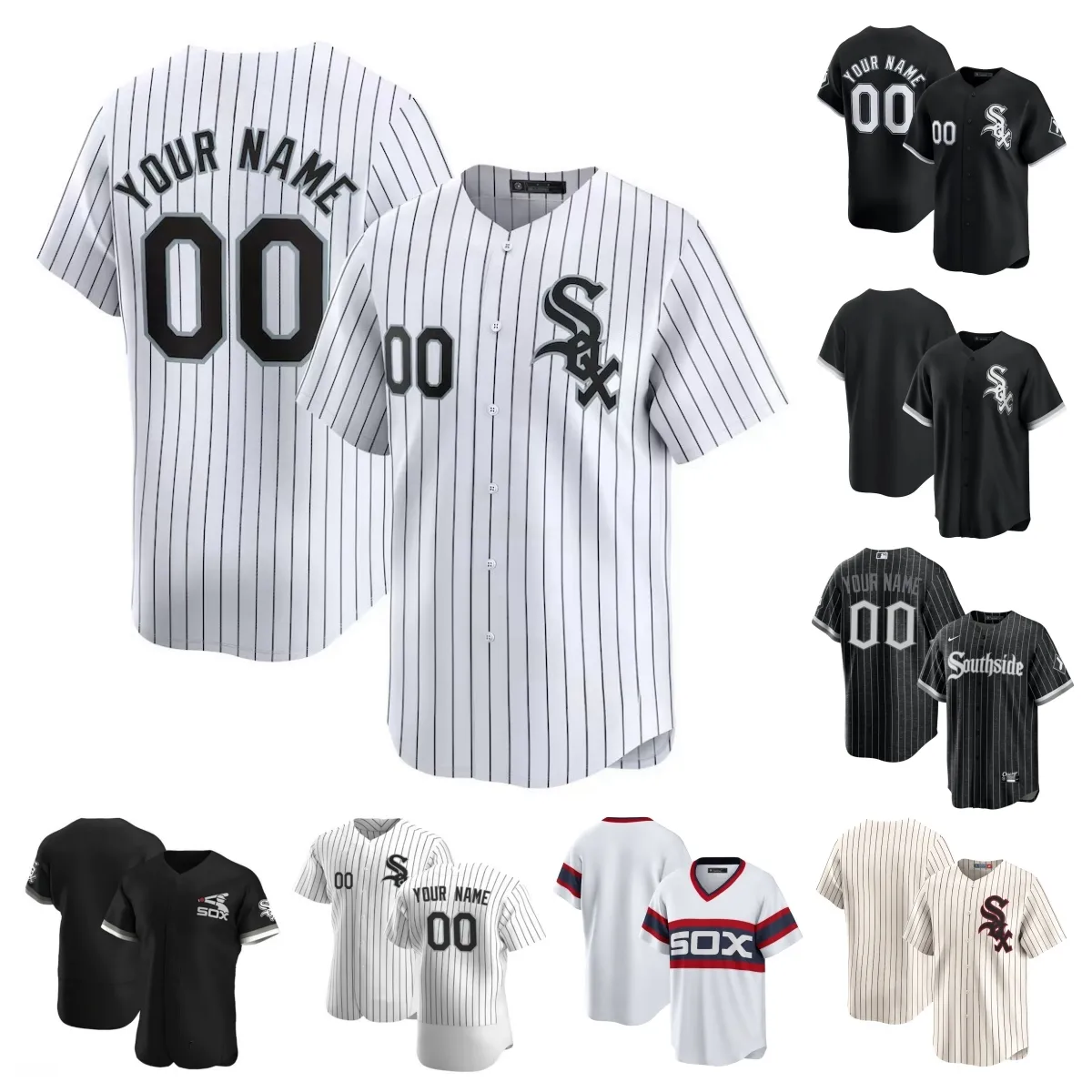White Sox Baseball Jersey Miguel Vargas Brooks Baldwin Bryan Ramos
