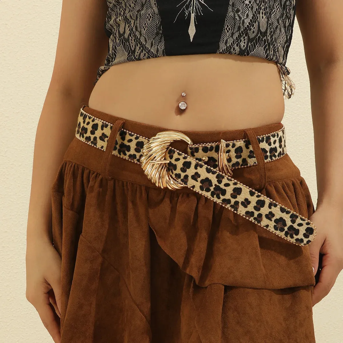 Vipers Blets Leopard Belts For Women, Unique Belts Women: Gothic... From Yizhan03 ...