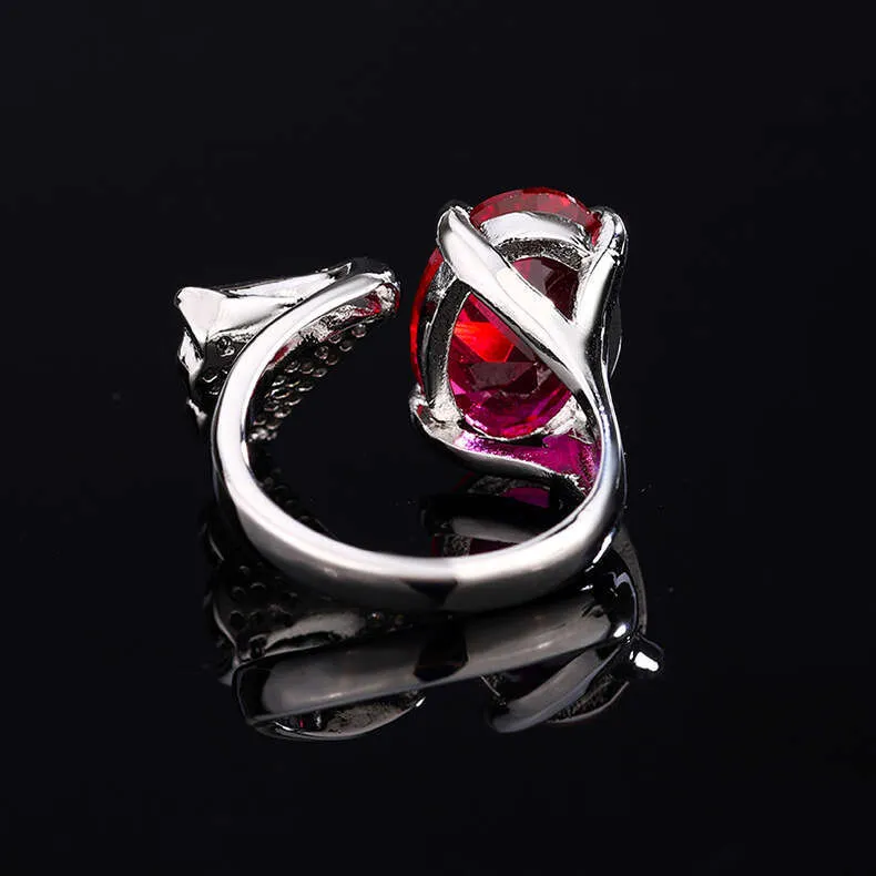 Red Light Rng Tiktok Live Broadcast Corundum Red Light Ring ... From Dhvoguestore ...