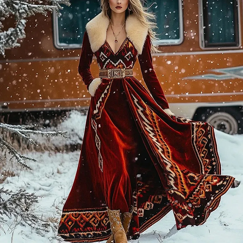 gold christmas dress & Holiday In Satin By RQ7795 Giovanni Black White Leather Size:SM - UK8-10 Pattern_Printed