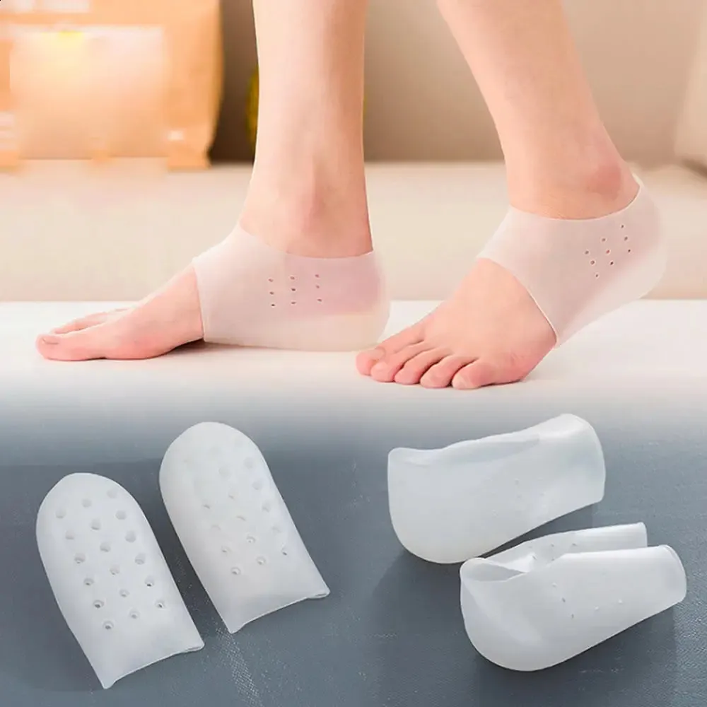 Height Increase Insoles Silicone Gel Shoe Pads For Foot Massage
