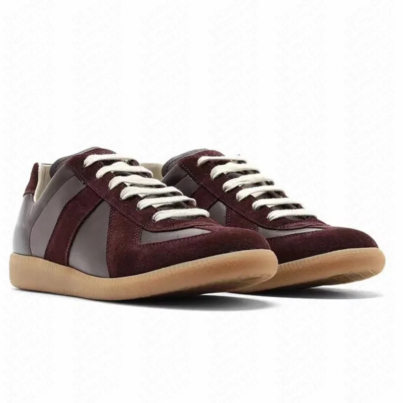 【Maison Margiela】Painted German Army Sneakers★正規品★ German Army Paint Replica Designer Maison casual shoes for