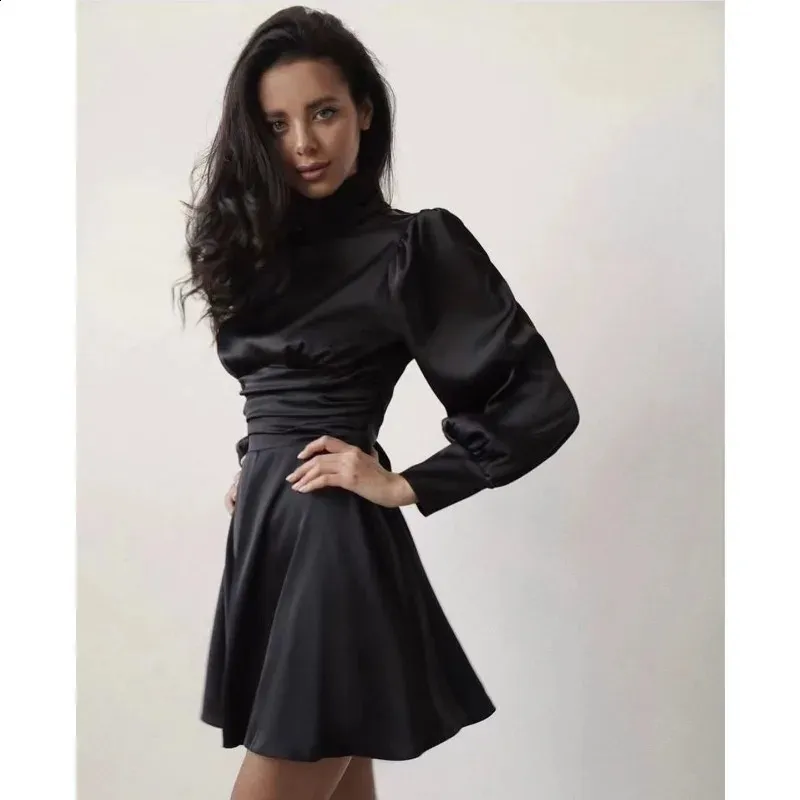lantern sleeve corset dress Missord Lantern Sleeve Mesh Panel Floral Dress | Corset Style Dresses