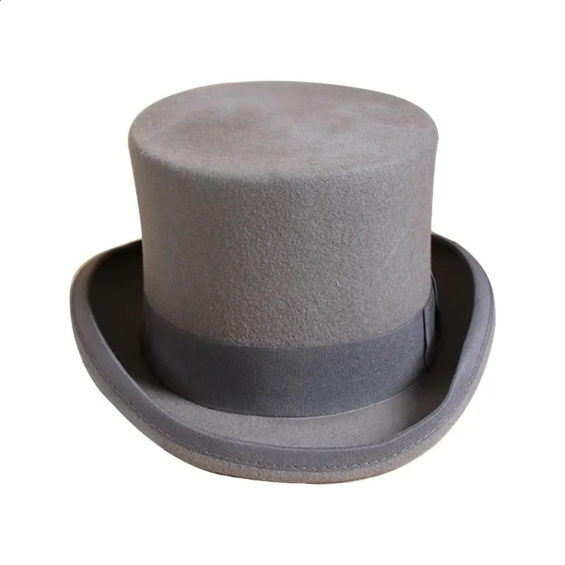 【ラッピング無料】 Fedora WoolFelt Vintage Rancher Jazz Color Solid Hat Gambler 文学・小説