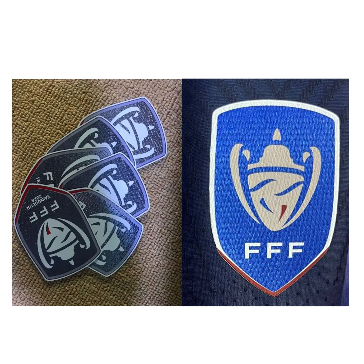 Official FFF Toiletry Bag – French Football Team Collection, Blue, 25x14x10 Cm