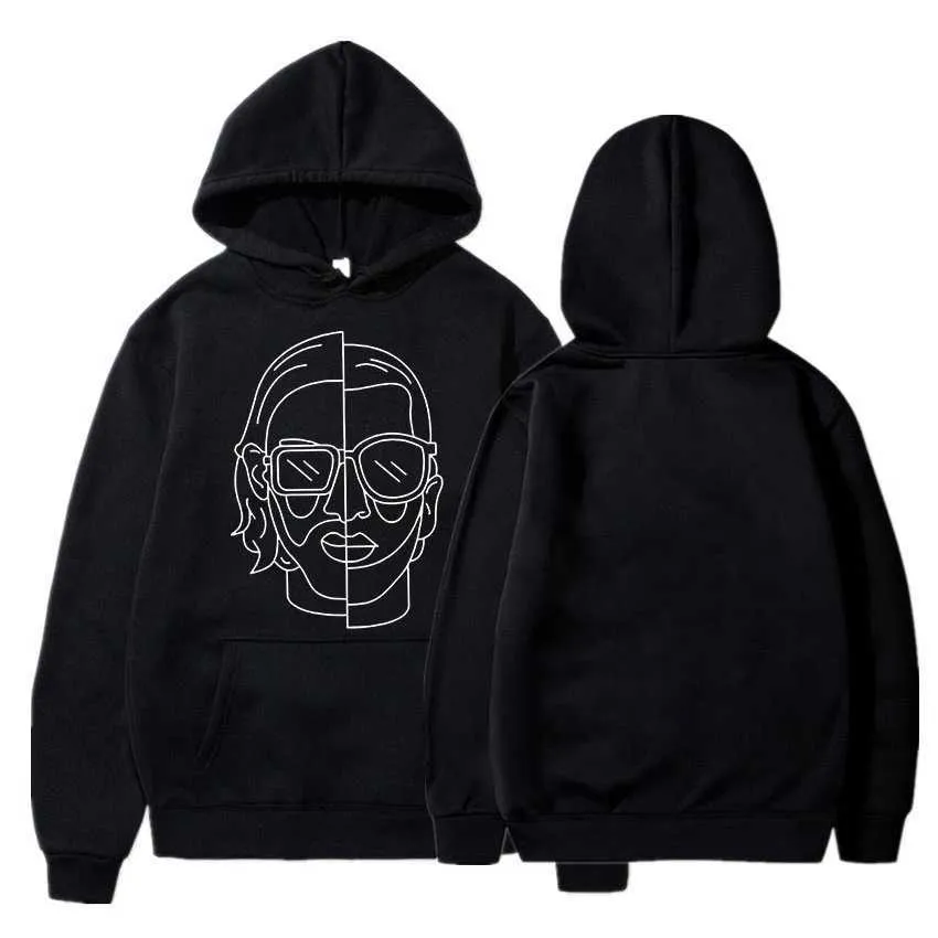 Rap Hoodies Oversized Graphic Print Hoodie: Urban Streetwear - Main Image