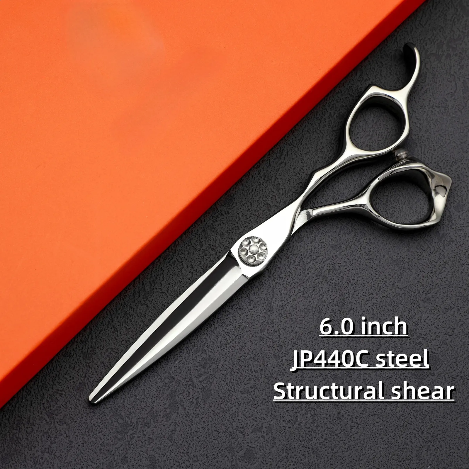 Normal Shear Scissors Professional barber scissors 9CR13 stainless steel hair thinning shears ...