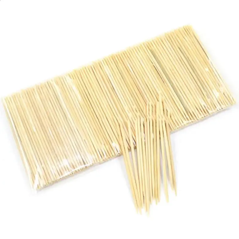 Natural Bamboo Toothpick Double-end Disposable Wooden Toothpick Tool ...