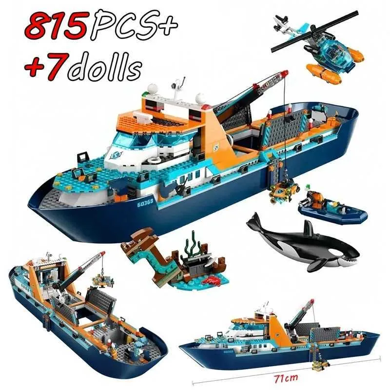 Save Big on Bulk Lego 60095 City Deep Sea Exploration Vessel 815pcs Deep  Sea Exploration Vessel Marine Polar Urban Ocean Reconnaissance Ship  Building