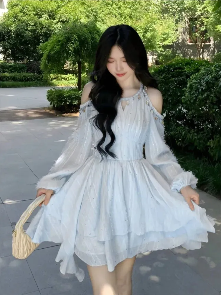 Womens Mini Dress Irregular Ruffle Shell Detail ... From Longda01, $35.8 In  Bulk | DHgate.Com
