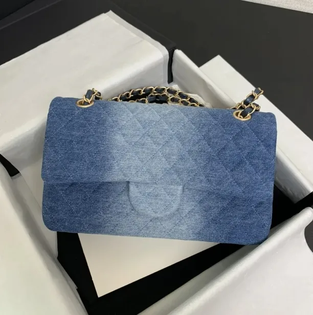 10A Designer Denim Bag with Diamond Pattern, Fashionable Shoulder Bag ...