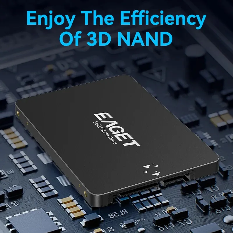 EAGET SSD 120GB Sataii SSD 240GB 480GB 2.5 محرك من 65.67ر.س