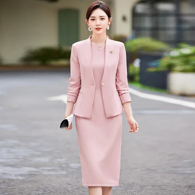Suits De Negocios Para Mujeres De Talla Grande: Vestido Formal De
